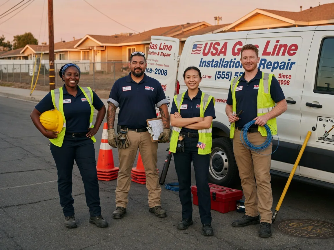 Gas Line Installation company in Crossville, IL